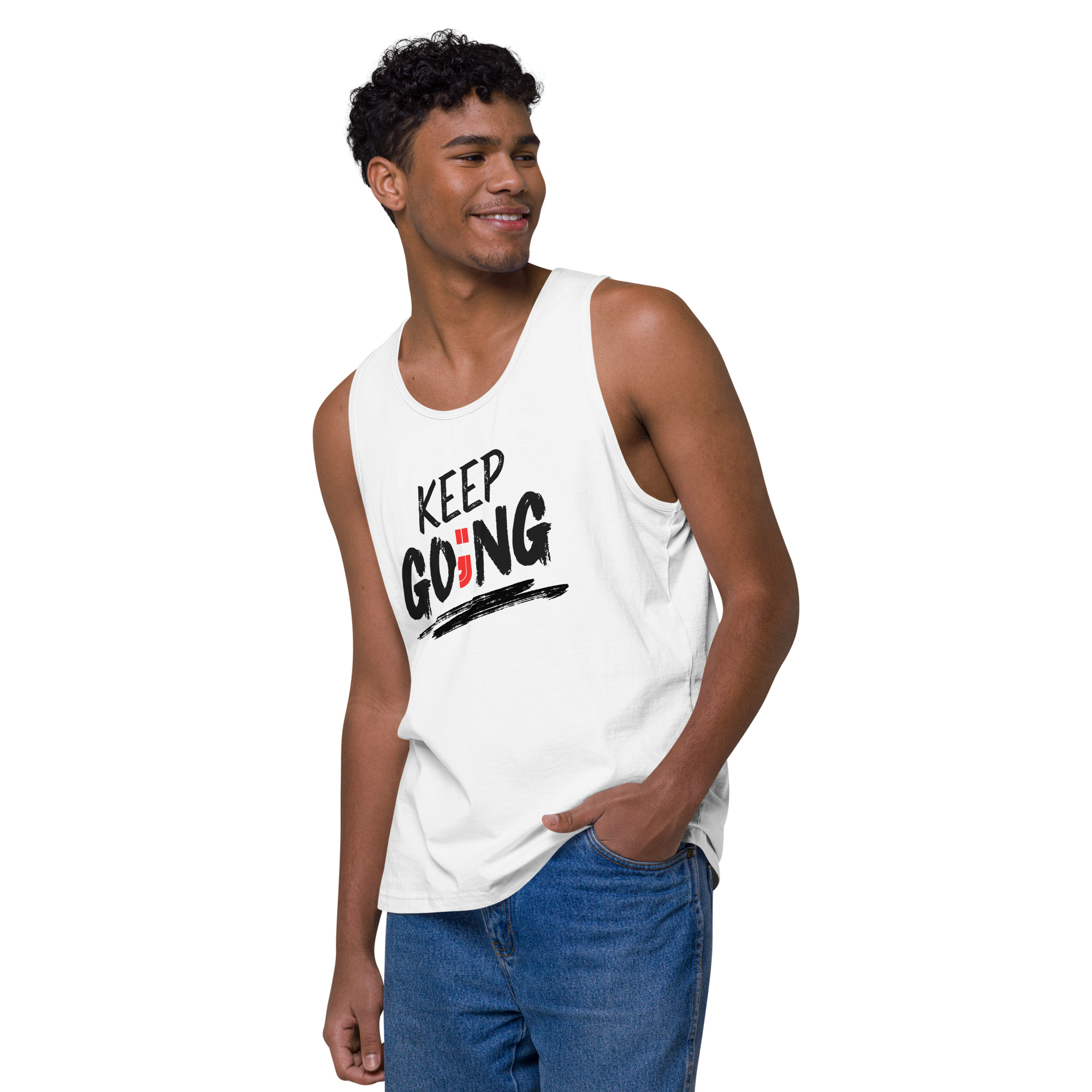 Keep Going tank top