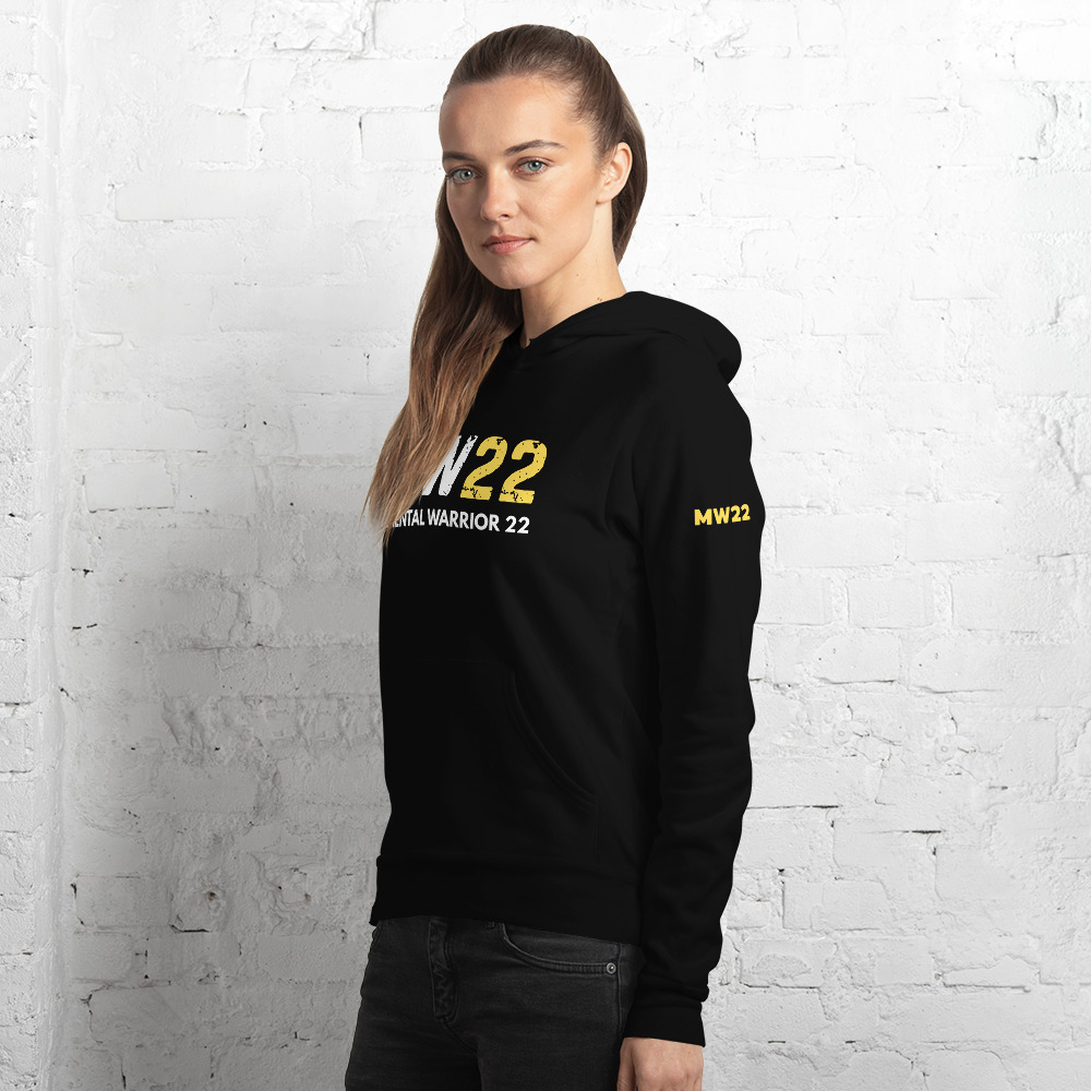 Mental Warrior 22 Premium Hoodie - Image 4