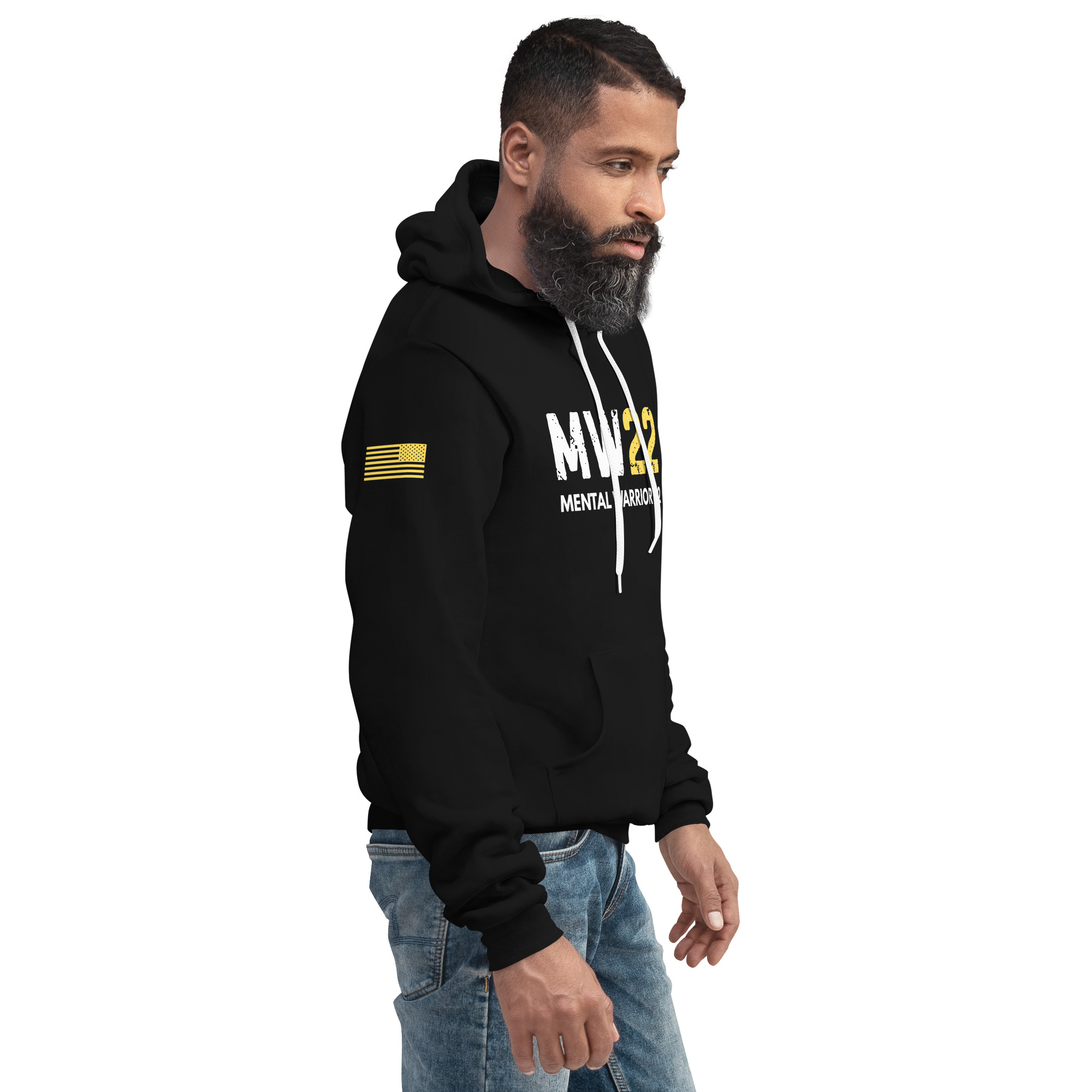 Mental Warrior 22 Premium Hoodie - Image 5
