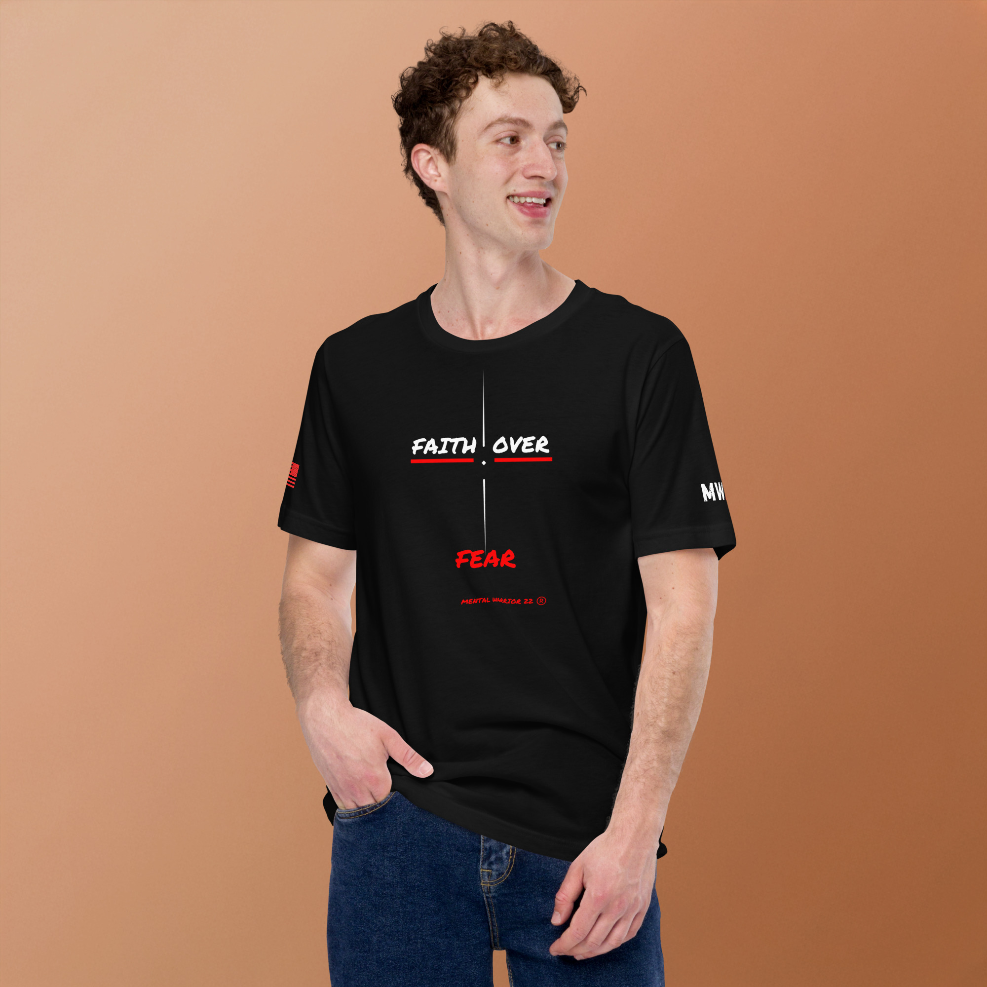 Faith Over Fear T-Shirt - Image 5