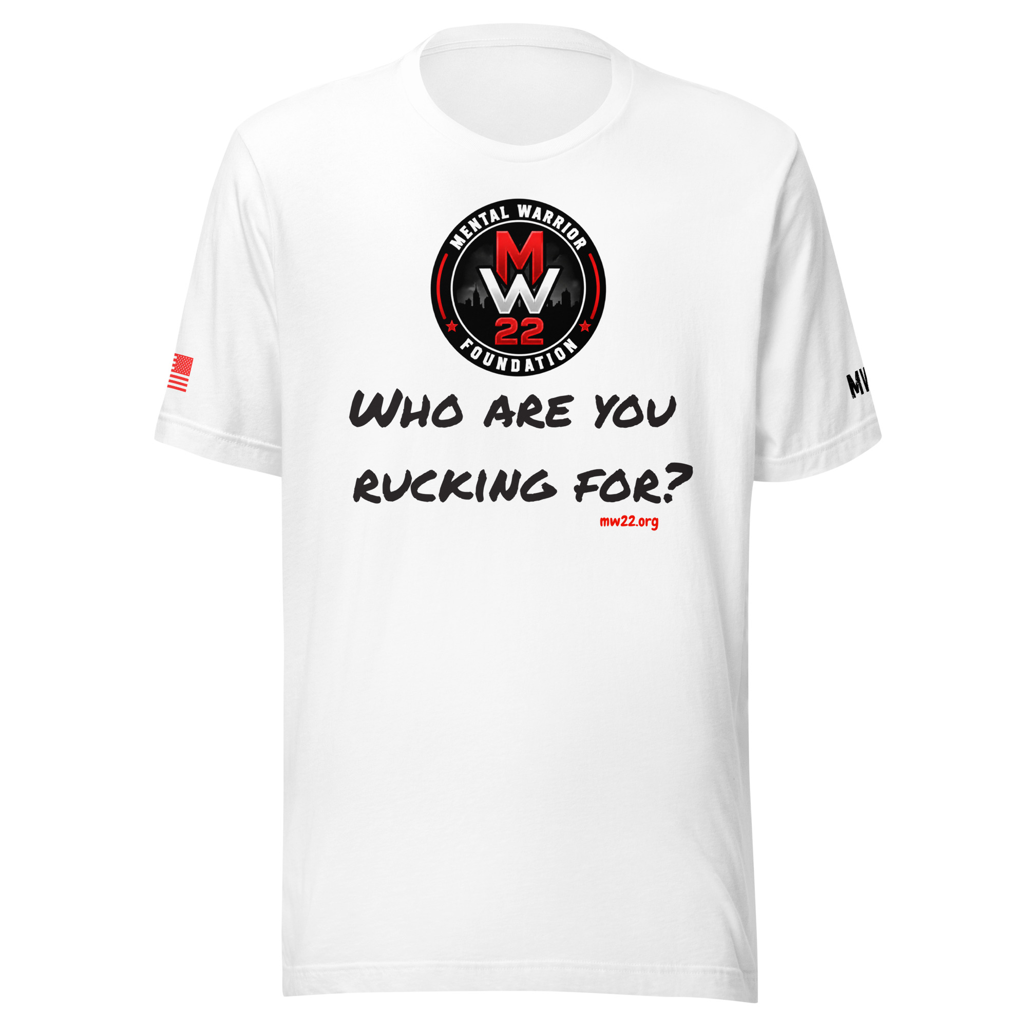 Who Are You Rucking For? MW22 Foundation T-Shirt - Image 2