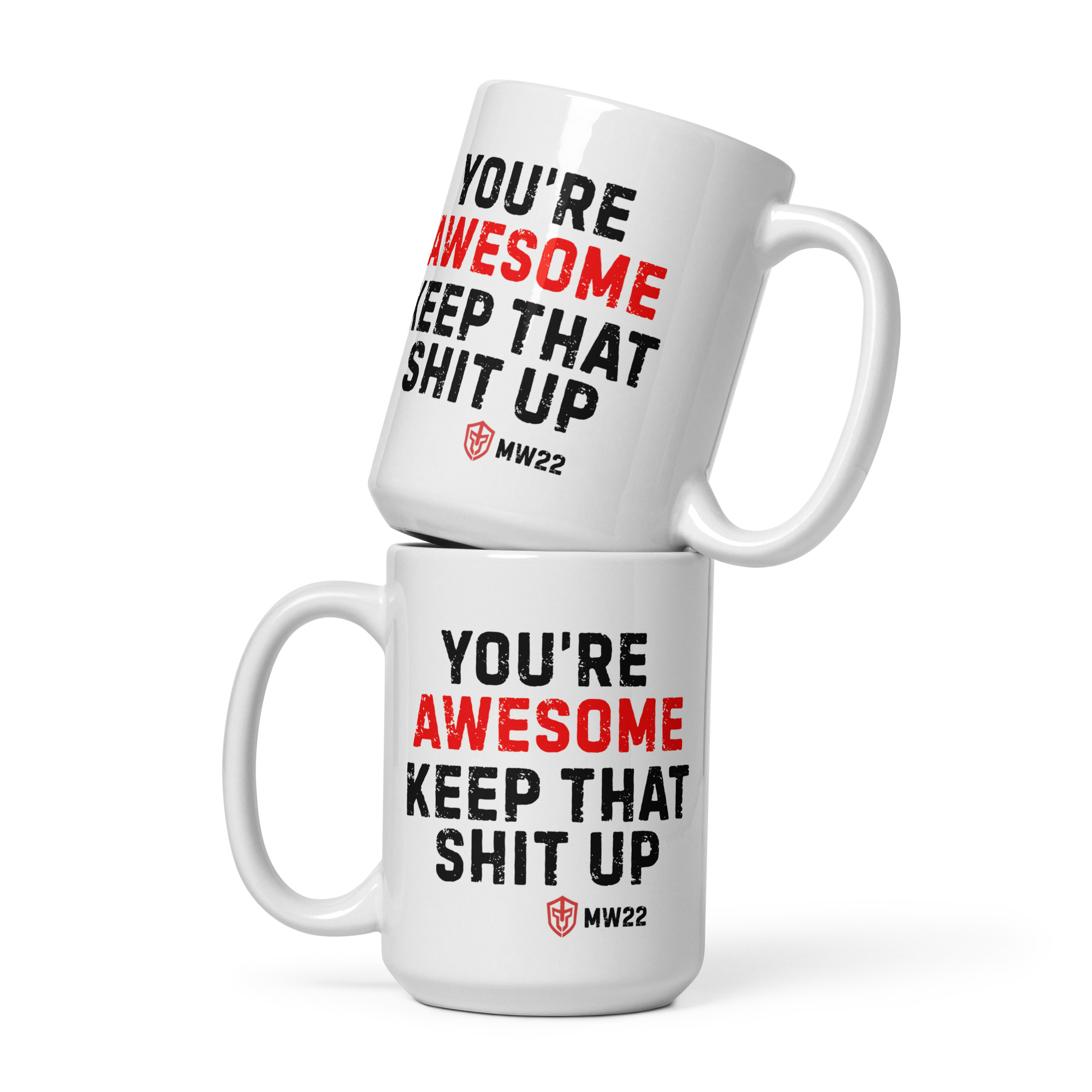 White glossy mug - Image 2