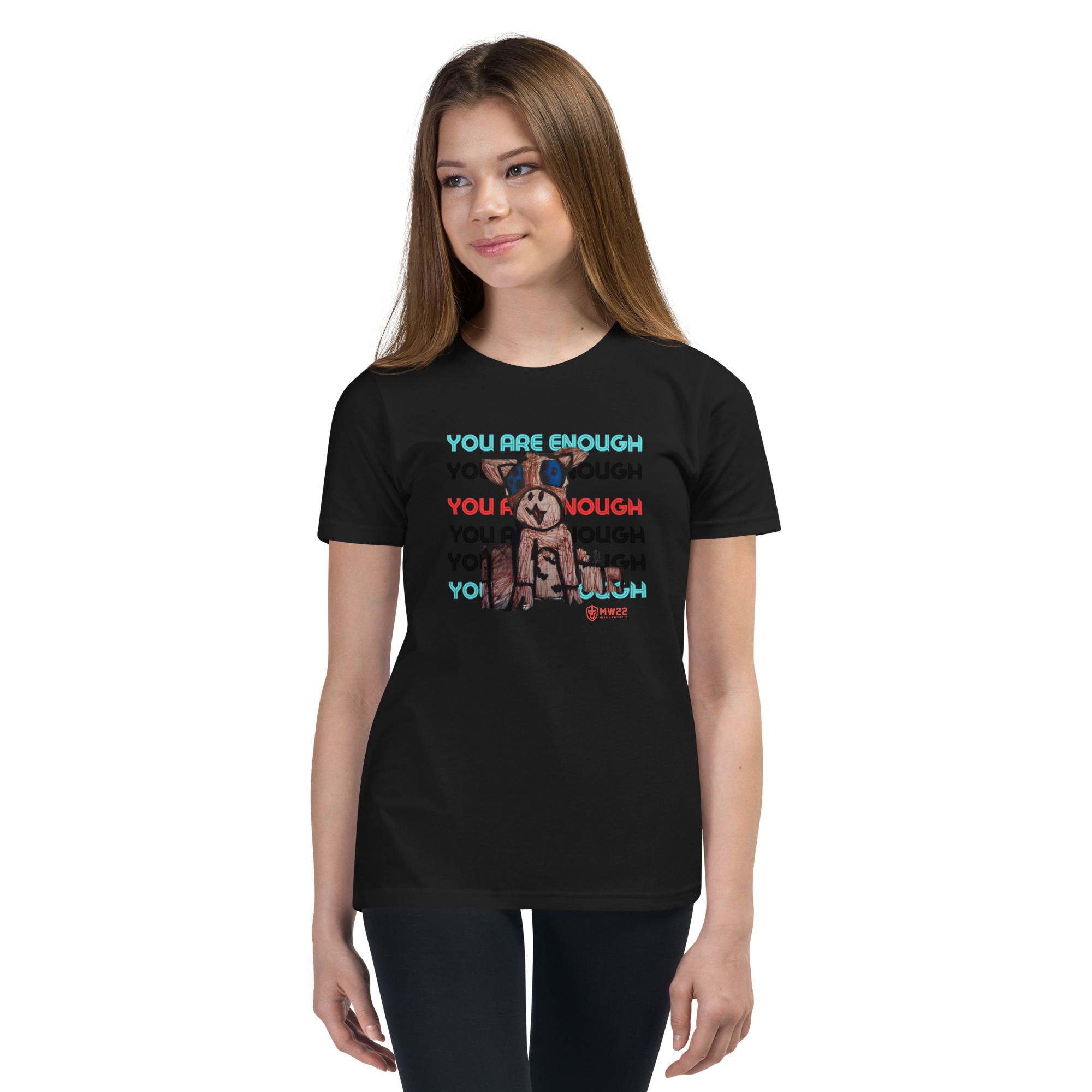 You Are Enough – Little Warriors Collection T-Shirt - Image 3
